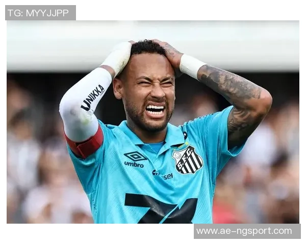 内马尔激情庆祝桑托斯末轮胜利成功保级深情告白桑托斯我永远爱你